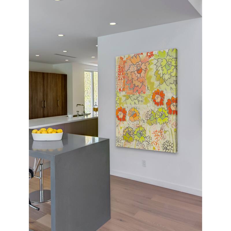 Marmont Hill - Big Orange III Painting Print on Canvas - Multi-Color