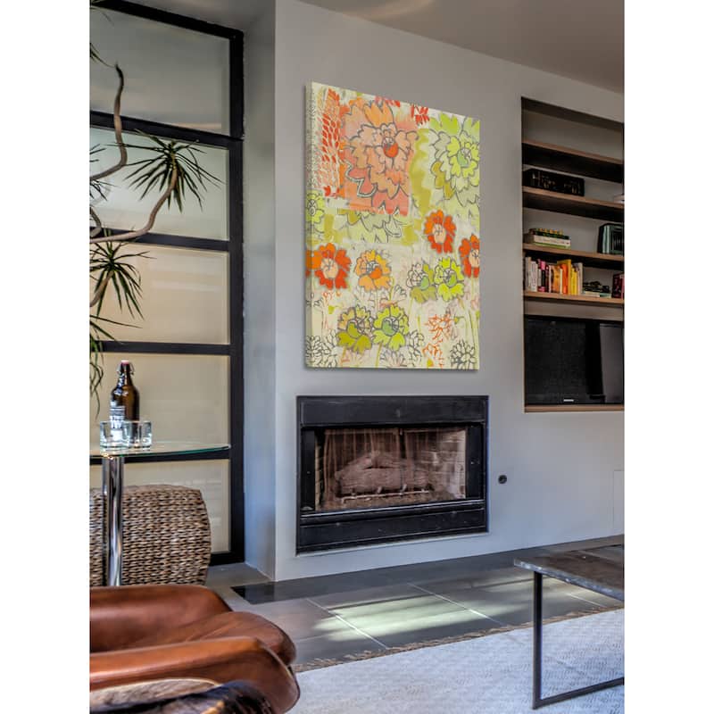 Marmont Hill - Big Orange III Painting Print on Canvas - Multi-Color