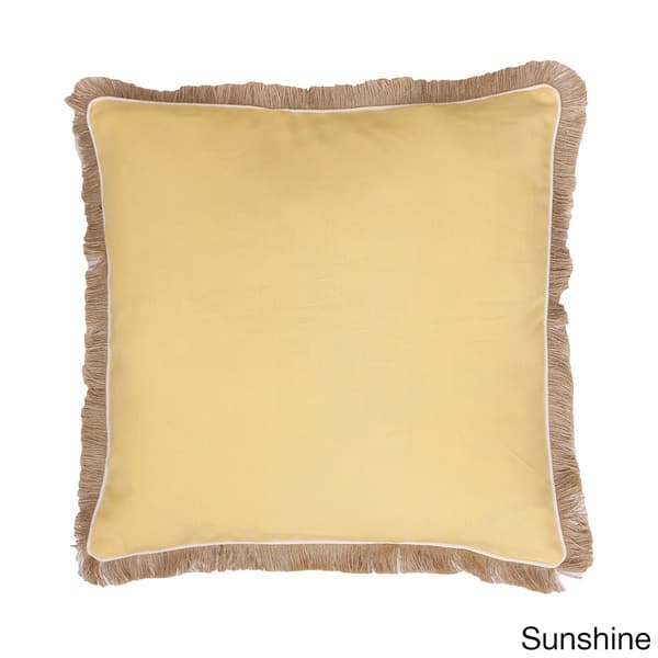 Shop Thro By Marlo Lorenz Dean Fringe Feather Filled 20 Inch Throw