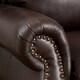 preview thumbnail 5 of 12, Neville 2-Tone PU Push Back Recliner by Christopher Knight Home