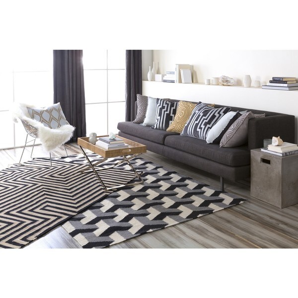 Shop Hand Woven Wilmington Wool Area Rug 8' x 10' Free Shipping