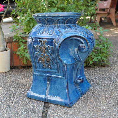 Elephant Ceramic Garden Stool