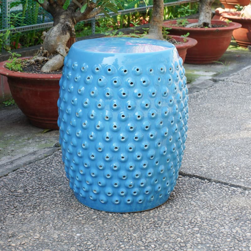 Drum Ceramic Garden Stool