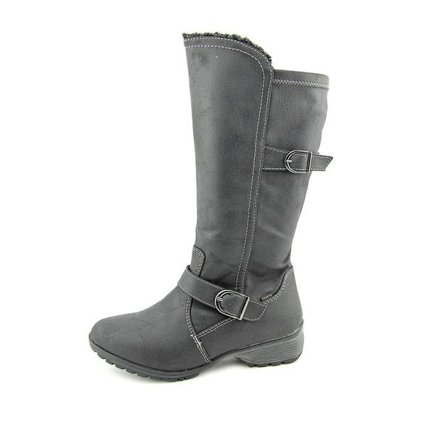 Maria' Faux Leather Boots - Overstock 