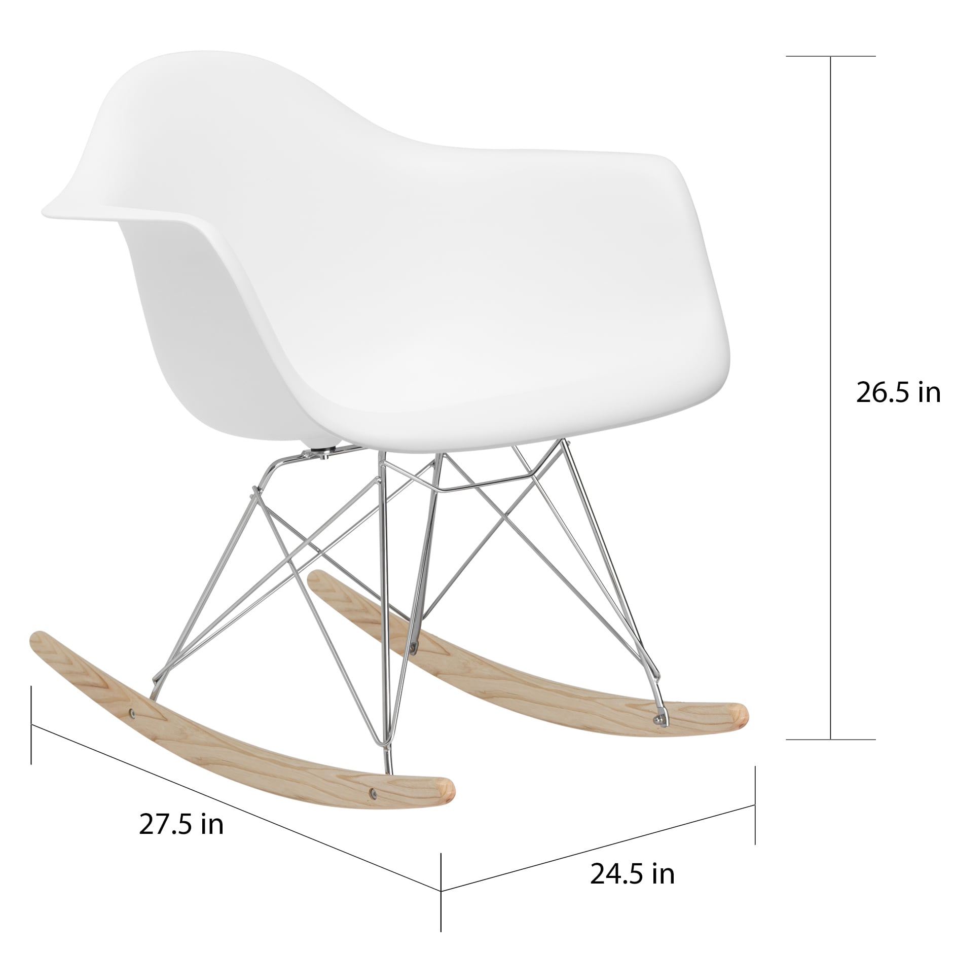 Poly And Bark Rocker Lounge Chair Poly And Bark Rocker Lounge Chair