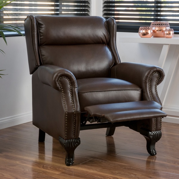 Tauris Pu Leather Recliner Club Chair By Christopher Knight Tauris Pu Leather Recliner Club Chair By Christopher Knight Home