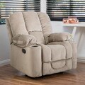 Gannon Fabric Glider Recliner Club Chair by Christopher Knight Home