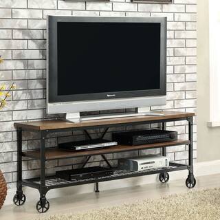 Carbon Loft Akroyd Industrial Medium Oak TV Stand Carbon Loft Akroyd Industrial Medium Oak TV Stand