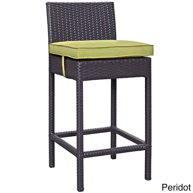 Veer Outdoor Patio Fabric Bar Stool - Peridot
