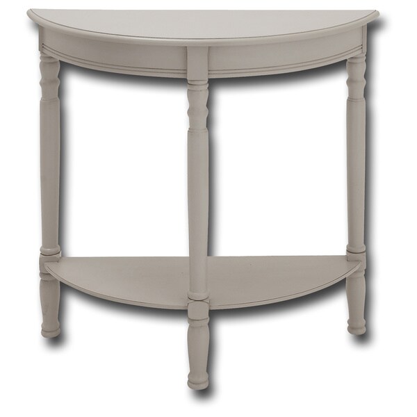 light grey console table