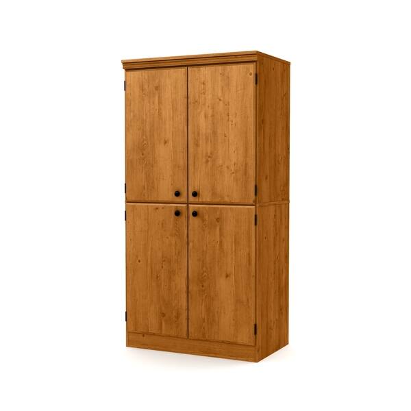 Shop South Shore Morgan Storage Cabinet 4 Door Free Shipping