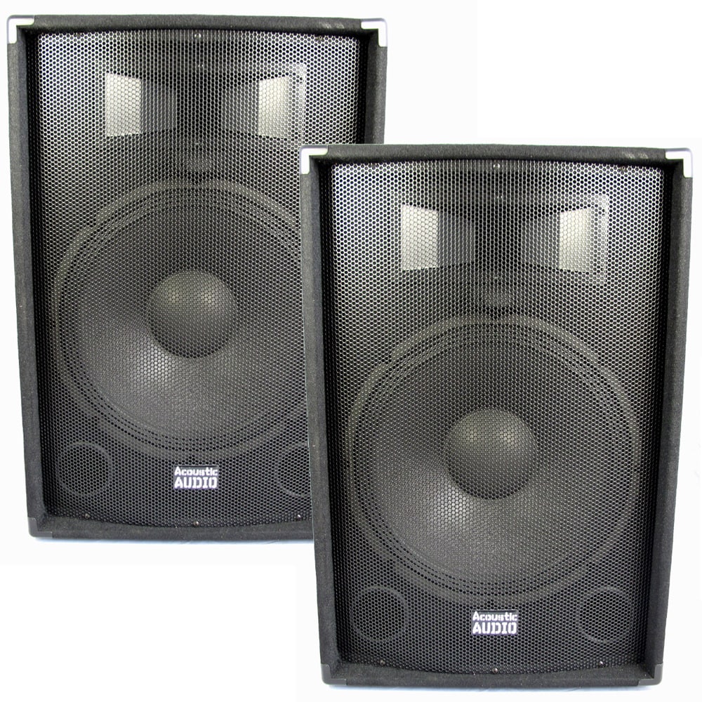 pro studio dual 15 inch speakers