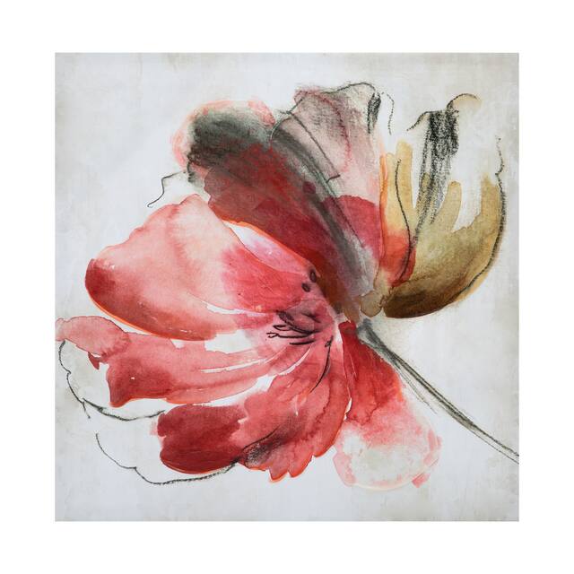 Madison Park Lovely Blooms Hand Embellished Canvas 2-piece Set
