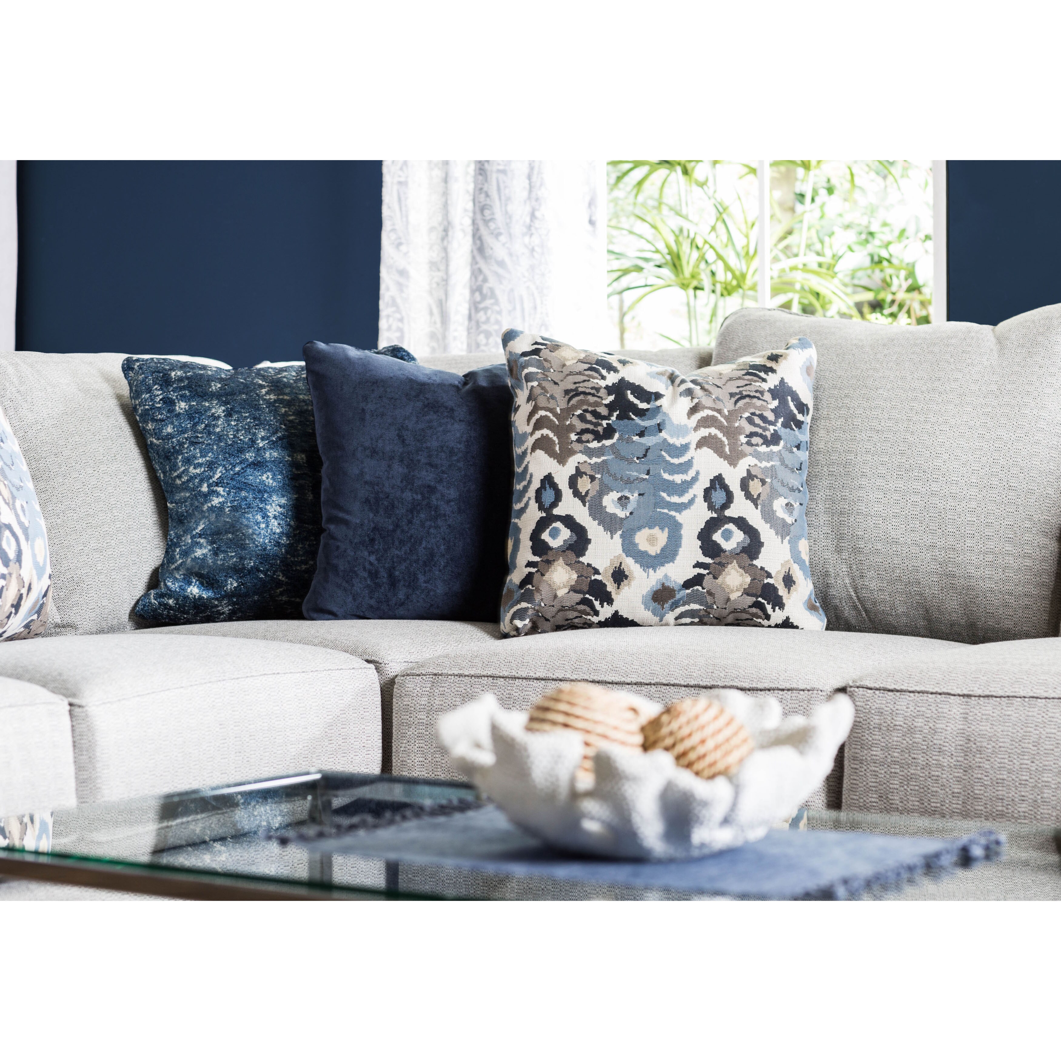 Shop Furniture Of America Pyer Contemporary Grey Fabric Padded