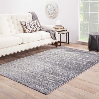 Chenille Rugs Area For Less Echo Abstract Gray Silver Area Rug 7 6