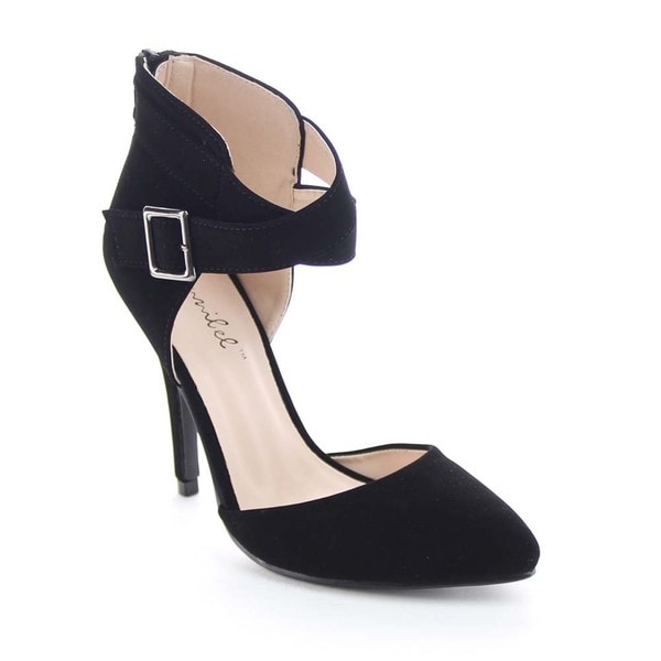 Shop Beston BA95 Women's Ankle Strap Pump - Free Shipping On Orders ...