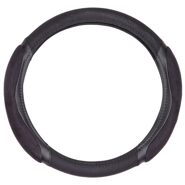 Shop Fit 15inch Memory Foam Suede Steering Wheel Cover Free Shipping