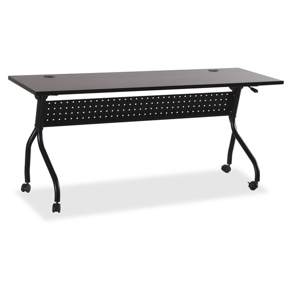 Lorell Espresso/Silver Training Table - (1/Each)