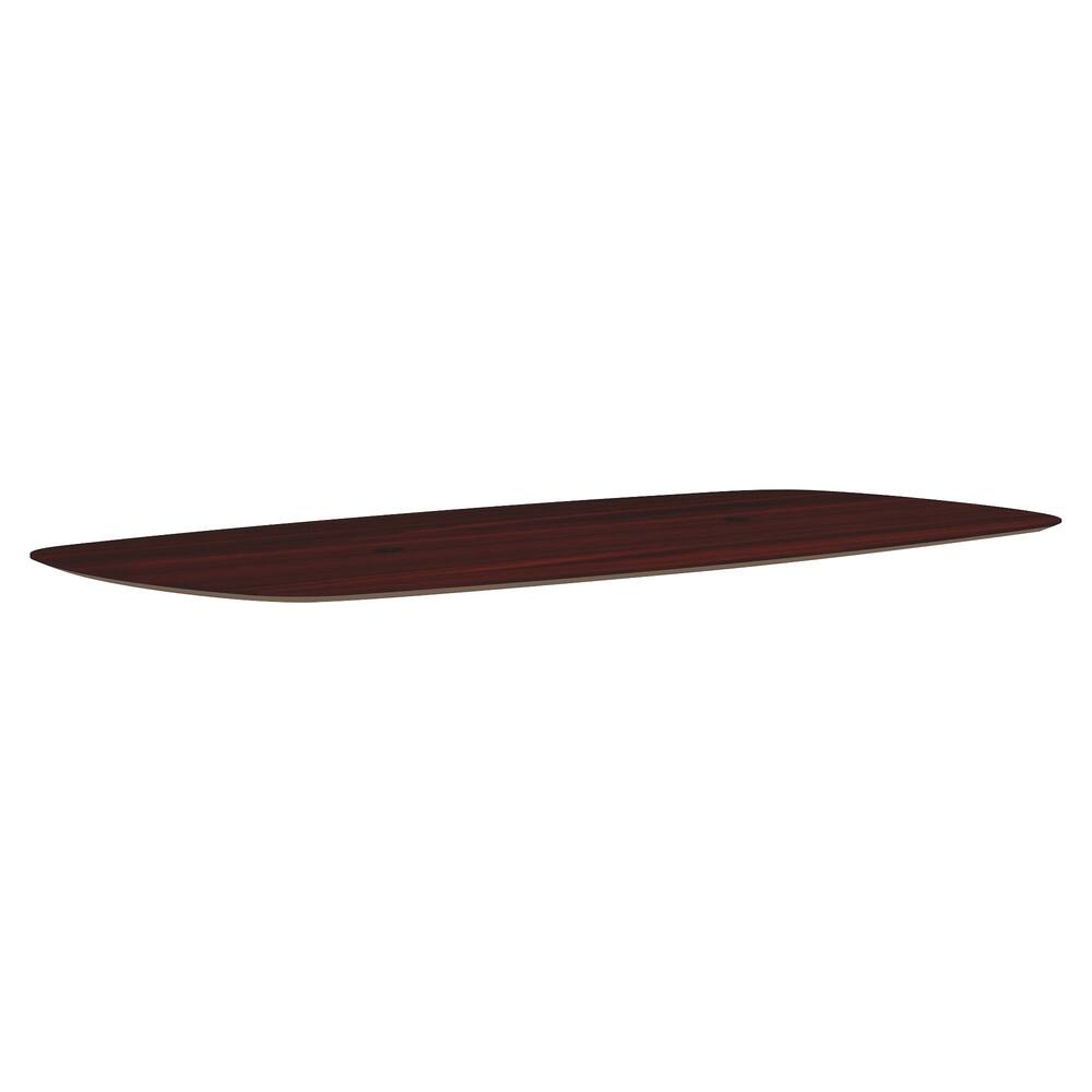 Lorell Mahogany Knife-edge Rectangular Conference Tabletop