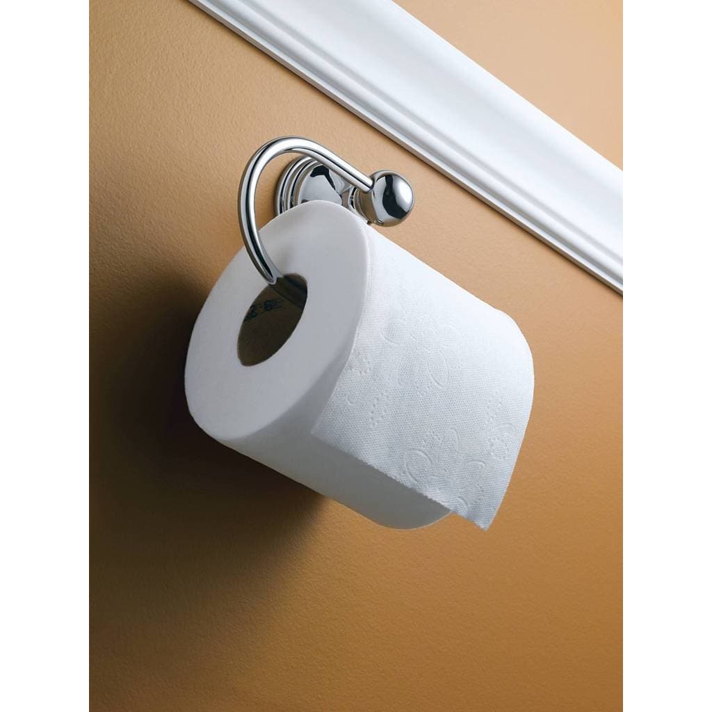 MOEN Preston 7-Inch Single Post Toilet Paper Holder in Brushed Nickel