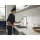 preview thumbnail 2 of 0, Moen Nori Single Hole Kitchen Faucet 87066SRS Spot Resist Stainless Finish