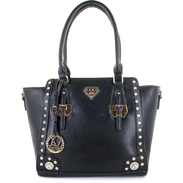 Lany 'Shine with Me' Tote Handbag - 18115566 - Overstock.com Shopping ...