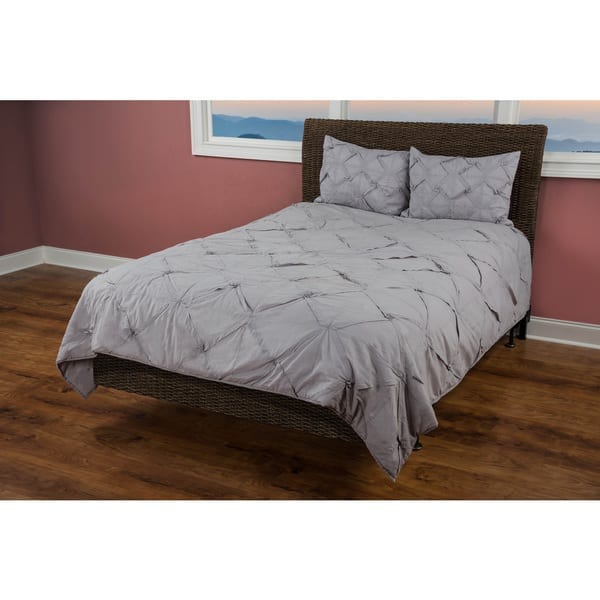Rizzy Home Carrington Silver Quilt Overstock 11112929