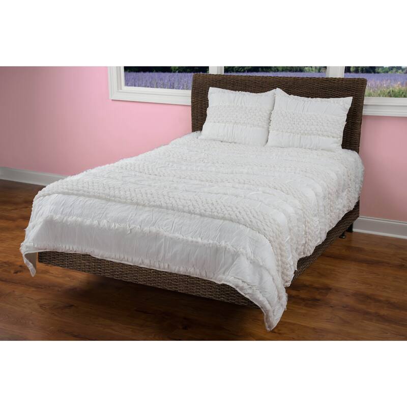 Rizzy Home Georgette 3-piece Quilt Set - Twin - 2 Piece