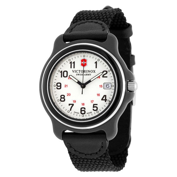 Shop Victorinox Swiss Army Original Men's 249089 Black Nylon Strap ...