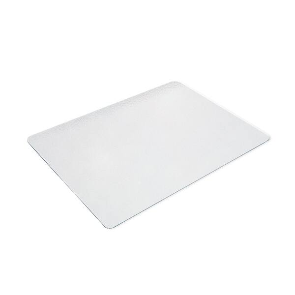 slide 1 of 7, P-Tex | Dog Crate Floor Protection Mat | Clear Polycarbonate | Size 35" x 47"