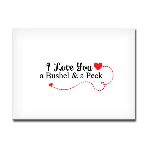 a Bushell & a Peck ' Valentine's Wrapped Canvas Wall Art