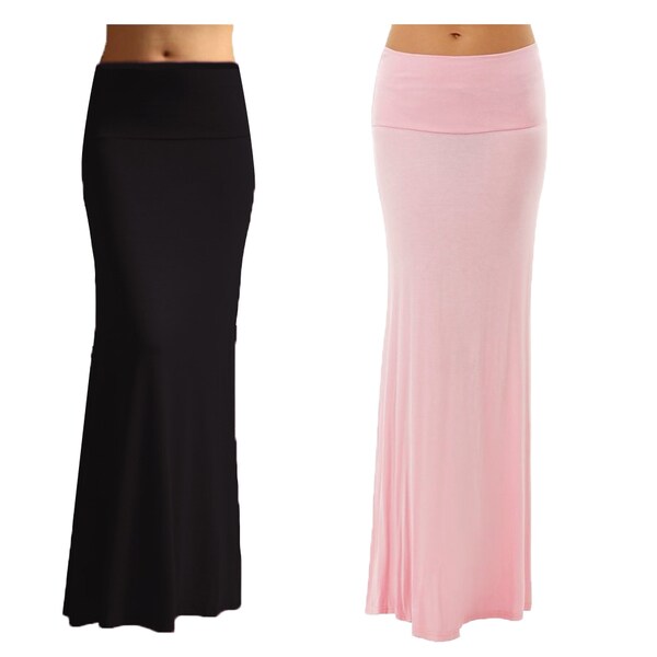 Women's Rayon Maxi Skirt (Pack of 2) - Free Shipping On Orders Over $45 ...
