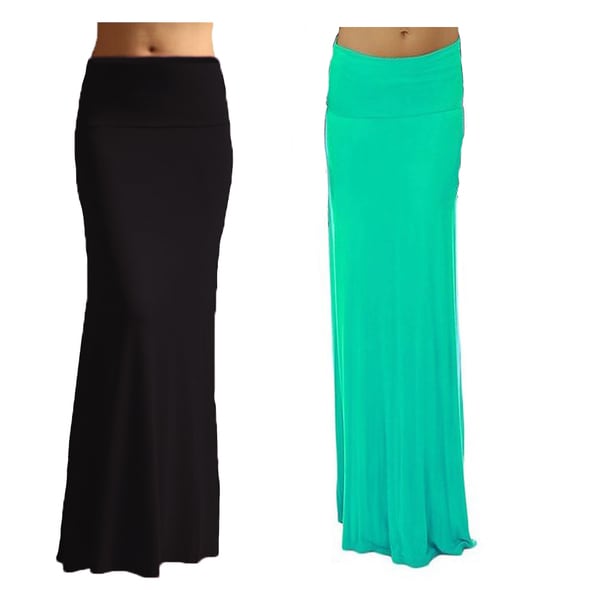 rayon maxi skirts