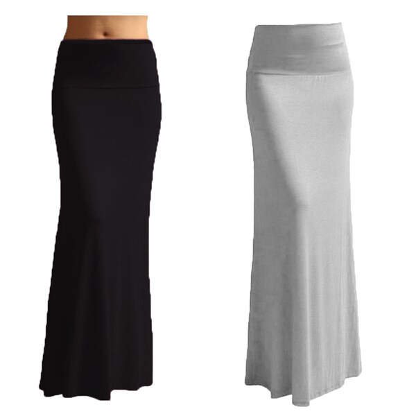 rayon maxi skirts