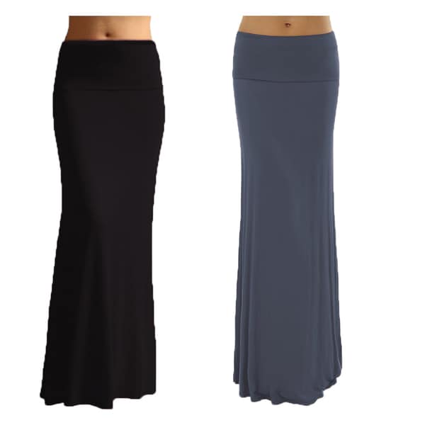 rayon maxi skirts