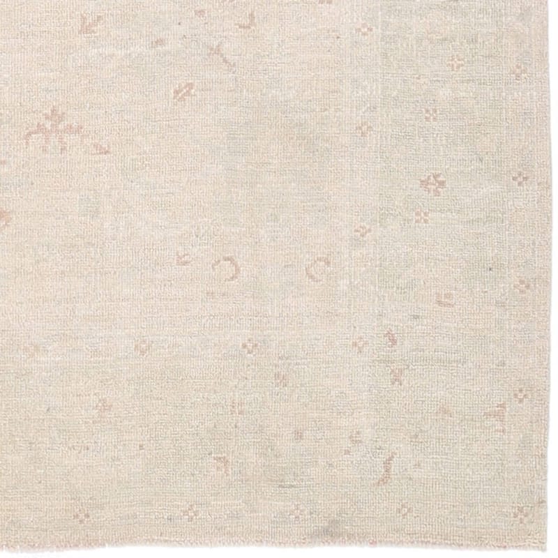 Handmade Whitewash Vegetable Dye Oushak Wool Rug (Afghanistan) - 6'2 x 8'10