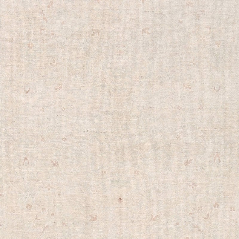 Handmade Whitewash Vegetable Dye Oushak Wool Rug (Afghanistan) - 6'2 x 8'10