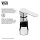 preview thumbnail 11 of 13, VIGO Marigold White Vessel Bathroom Sink Set with Niko Chrome Faucet