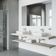 preview thumbnail 2 of 13, VIGO Marigold White Vessel Bathroom Sink Set with Niko Chrome Faucet