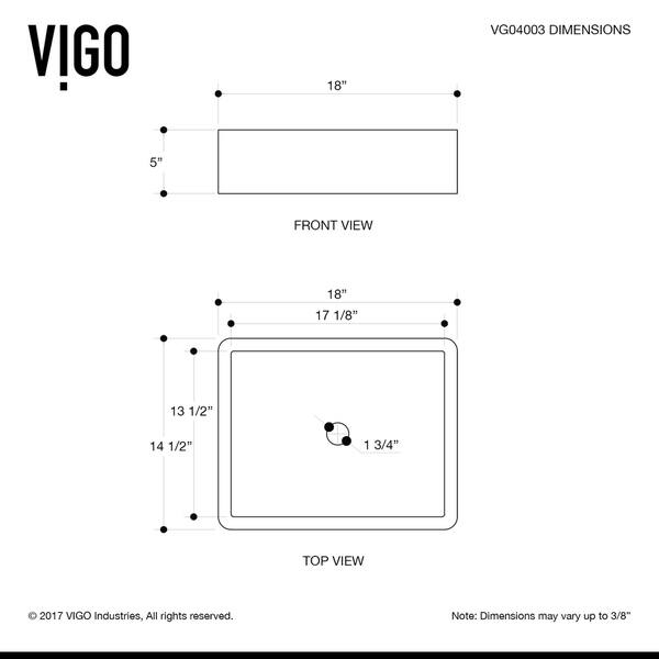 dimension image slide 1 of 2, VIGO Marigold White Vessel Bathroom Sink Set with Niko Chrome Faucet