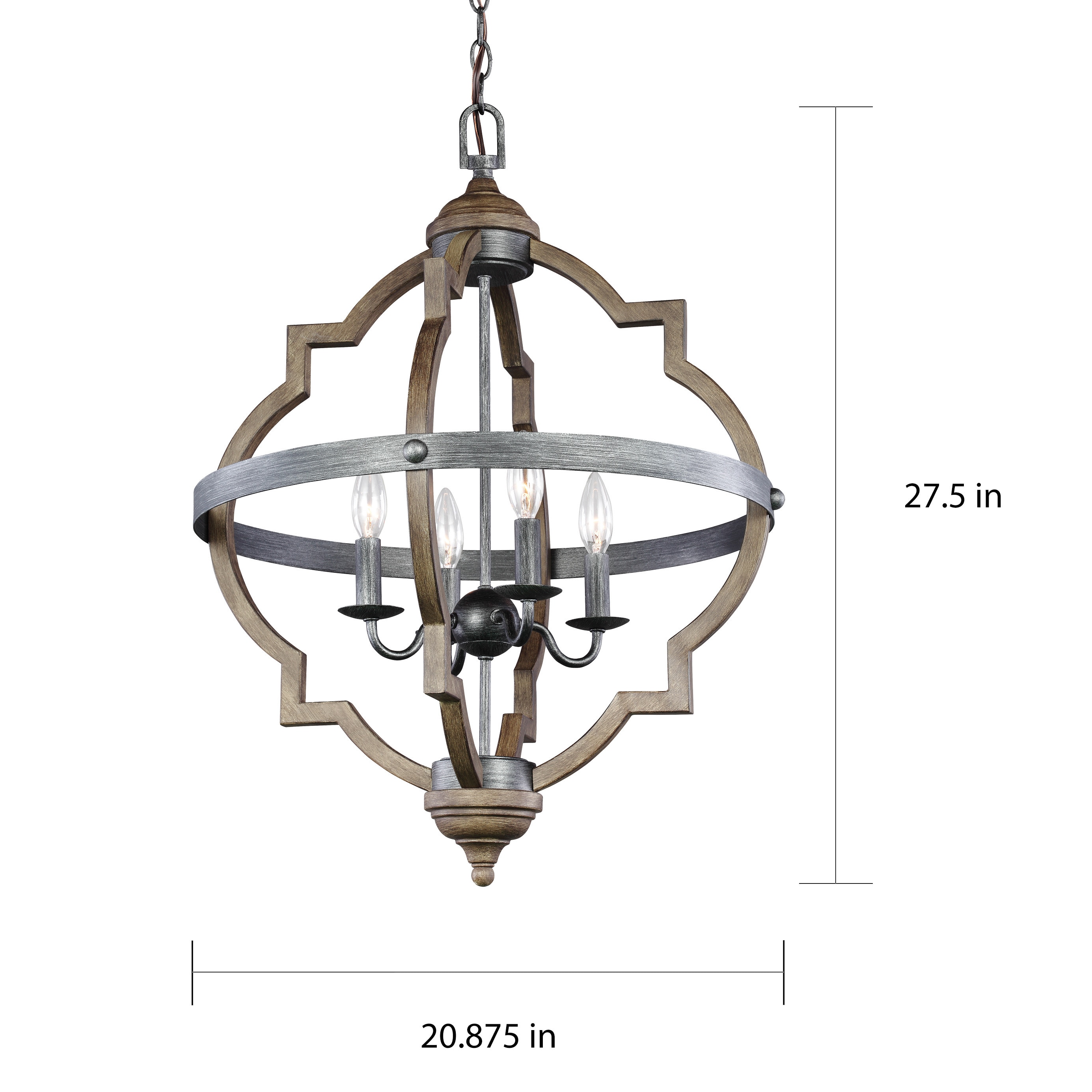 Shop Sea Gull Socorro 4 Light Stardust Hall Foyer Fixture