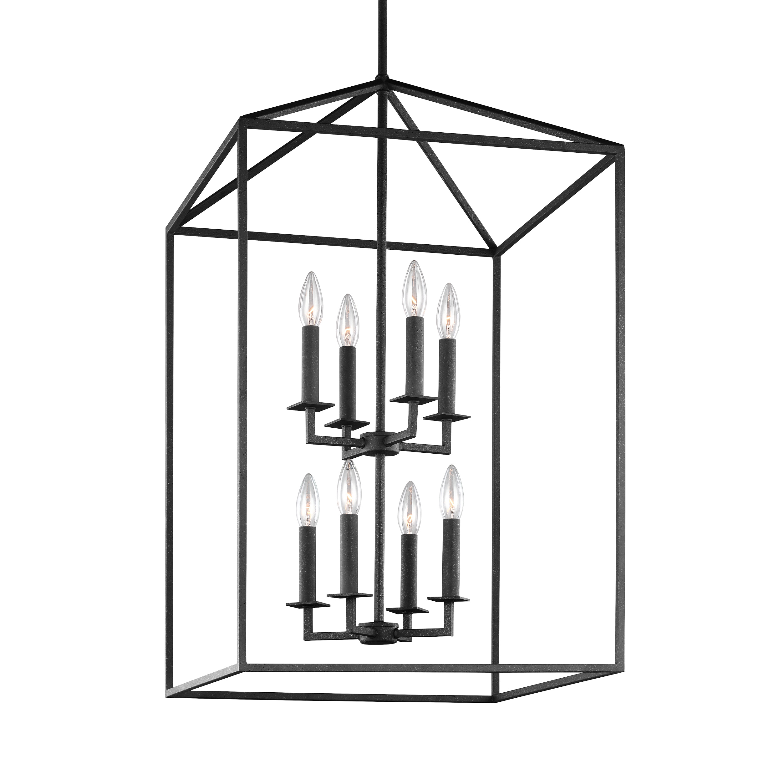 Sea Gull Lighting Perryton 8-light Blacksmith Hall Foyer Fixture (Blacksmith 8 Light) - Chandeliers For Bedrooms by Overstock.com