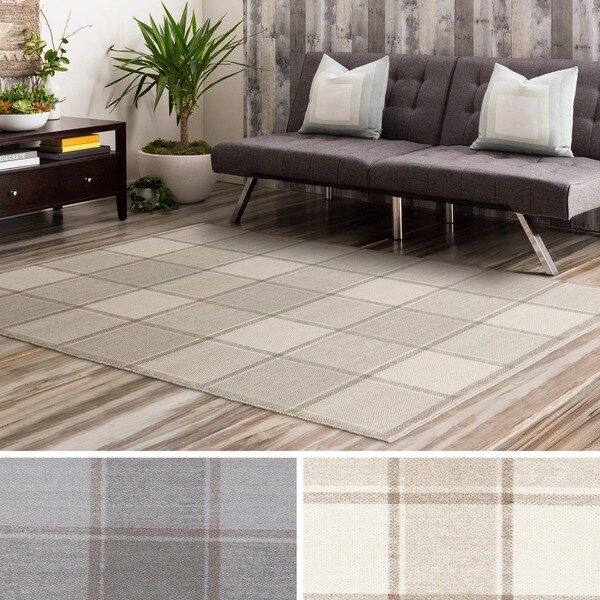 Pine Canopy Big River Geometric Wool Area Rug - 8' x 10'