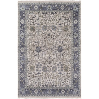 Hand-Knotted Crenshaw Wool/ Viscose Area Rug