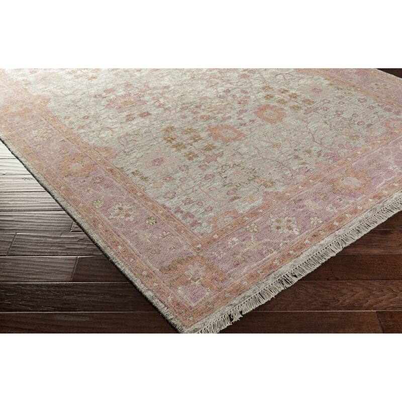 Hand-Knotted Crenshaw Wool/ Viscose Area Rug