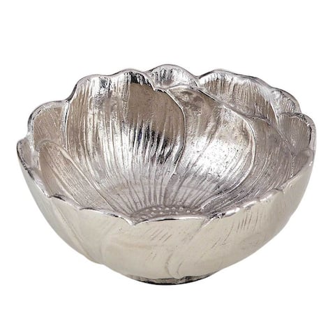 Heim Concept 4.5-inch Nickel Plated Lotus Bowl
