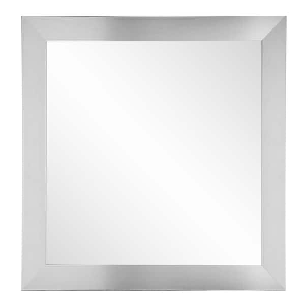 BrandtWorks Silver 32inch Square Wall Mirror Bed Bath & Beyond 11129996
