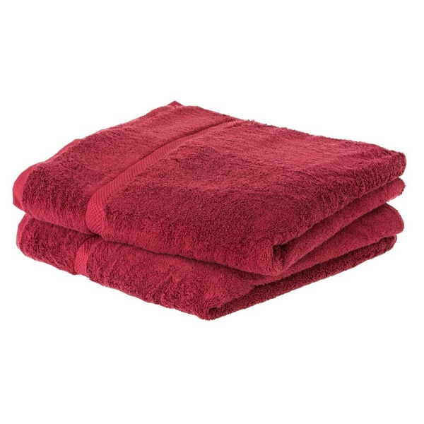 Cheer Collection Soft Absorbent Bath Sheet (Set of 2) - Multiple Color Options Available