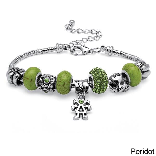 Bolo Silver-tone Skull Charm Slide Bracelet Black Inspirational Gift Bolo Silver-tone Skull Charm Slide Bracelet Black Inspirational Gift