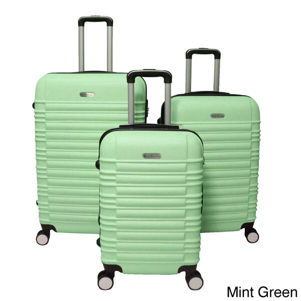 mint green luggage set